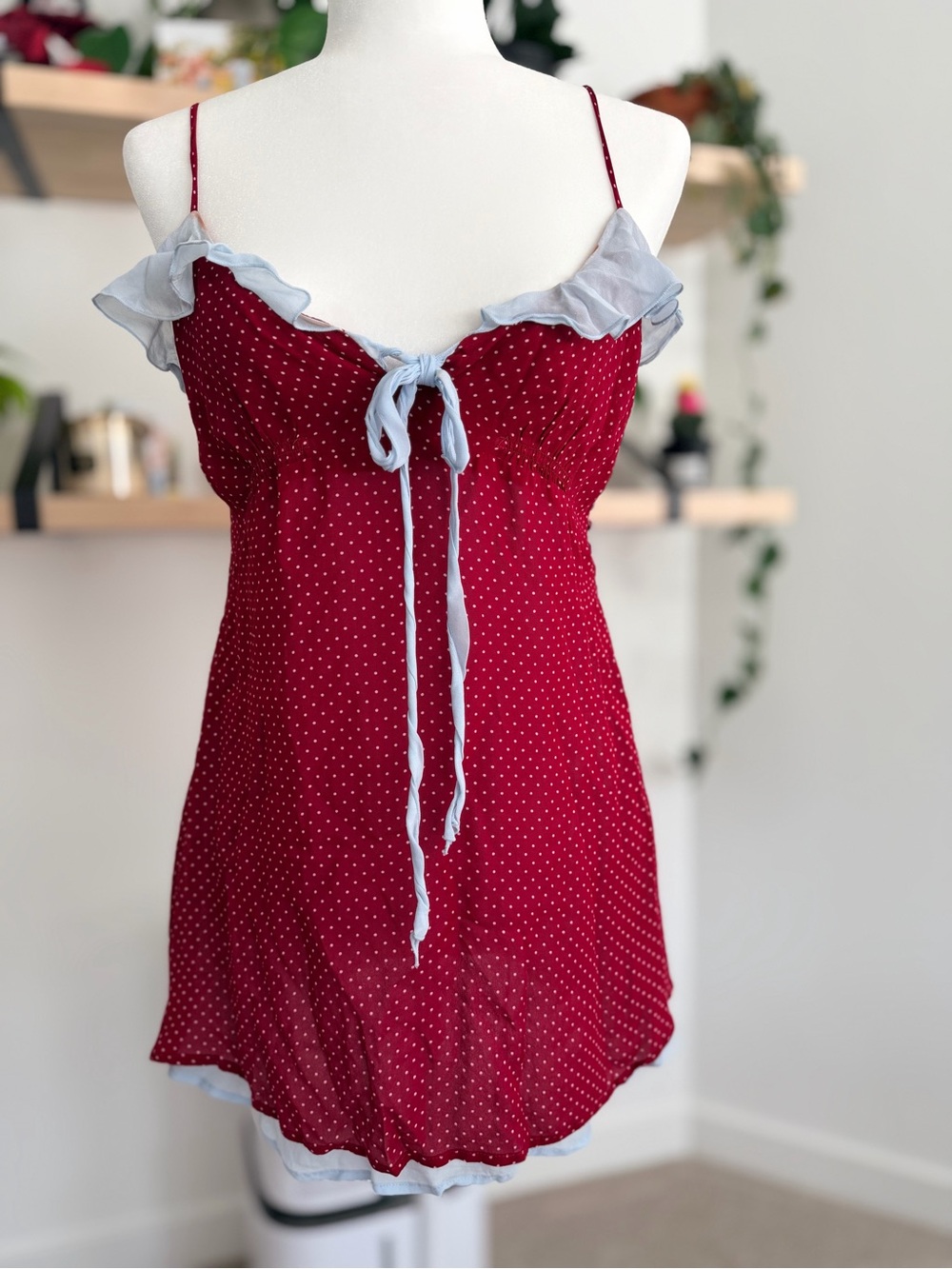 Frankie's Bikinis Picnic Hour Polka Dot Dress - Picture 4 of 16